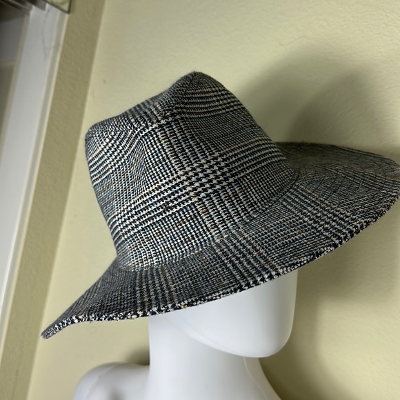 By Anthropology Plaid Hat. - Picture 1 of 4